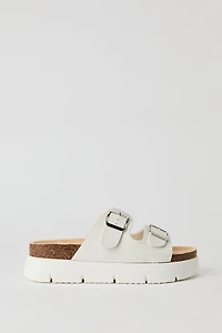 Sandales à semelles épaisses avec boucles