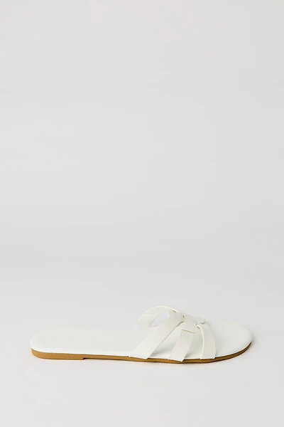 Sandales avec bandes triples