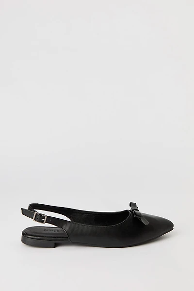 Bow Slingback Flat