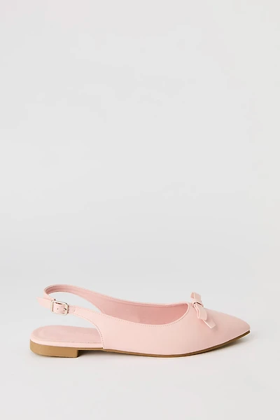Bow Slingback Flat