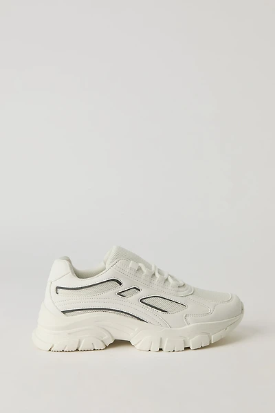 Espadrilles en filet et similicuir