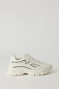 Espadrilles en filet et similicuir