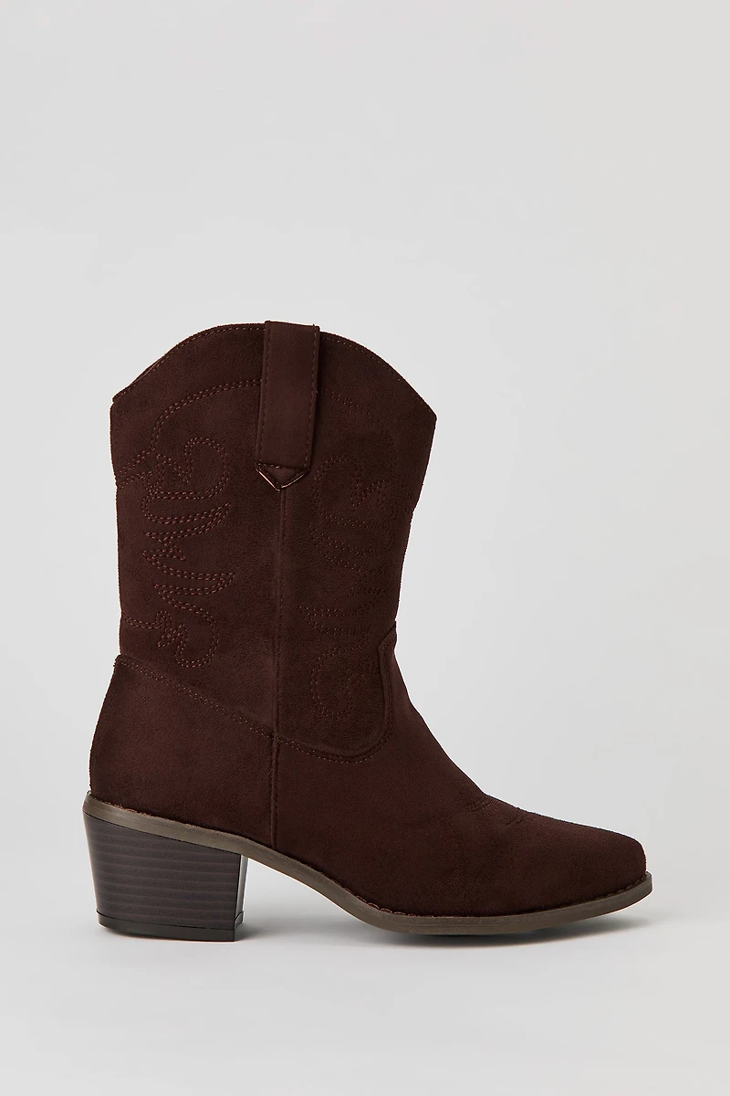 Mid Calf Cowboy Boot