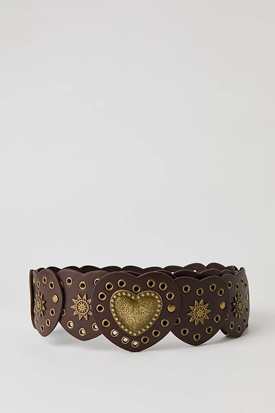 Ceinture Western avec disque Coeur