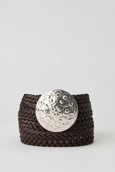 Ceinture Western tressée avec boucle