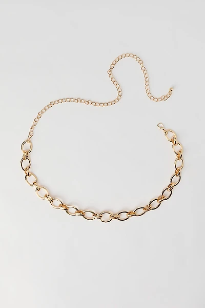 Ceinture en chaîne avec fermeture ovale