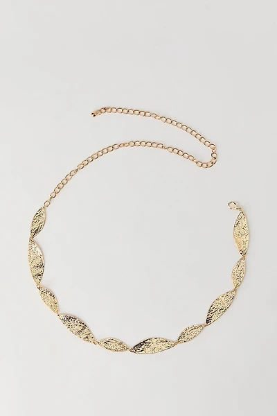 Hammered Leaf Chain Belt