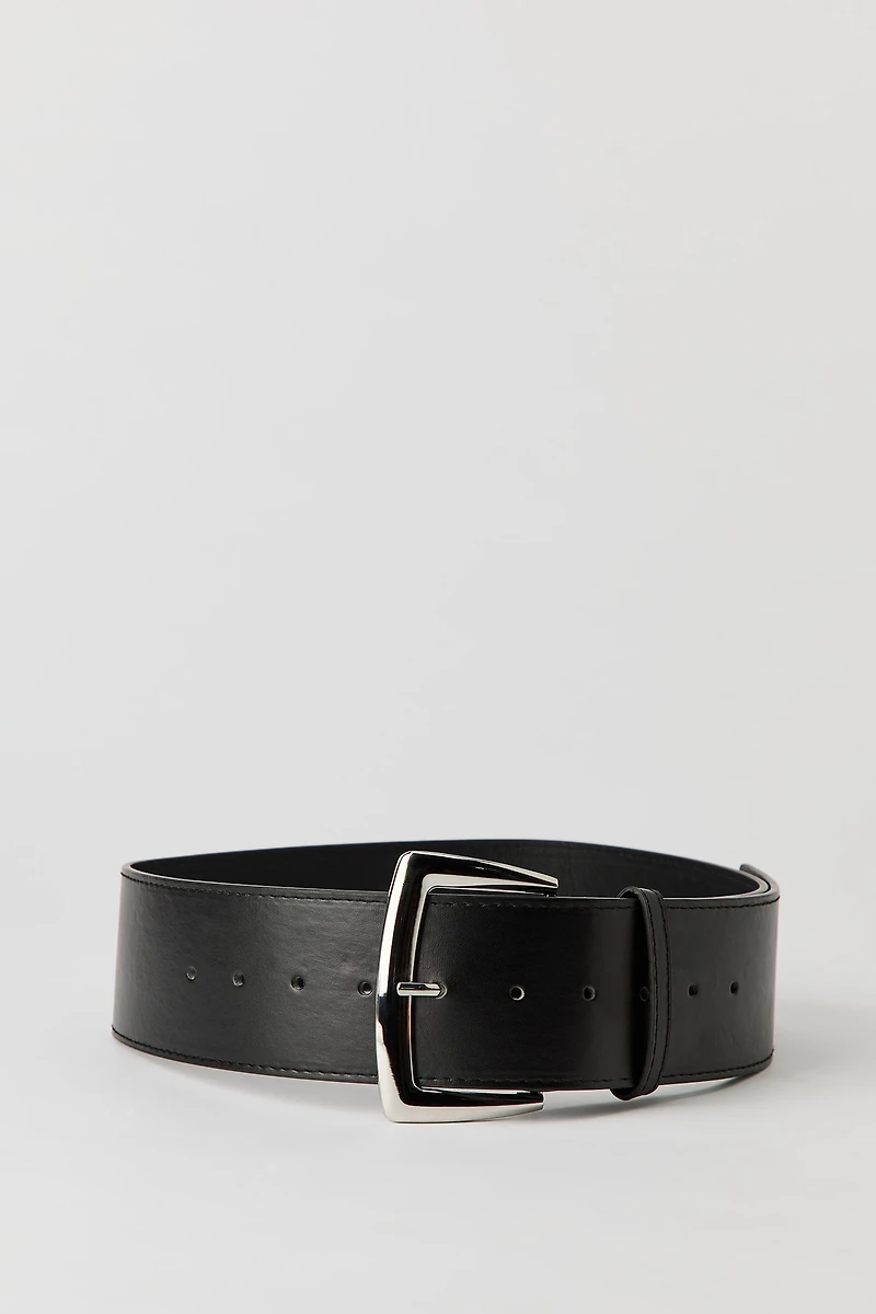 Faux Leather Belt