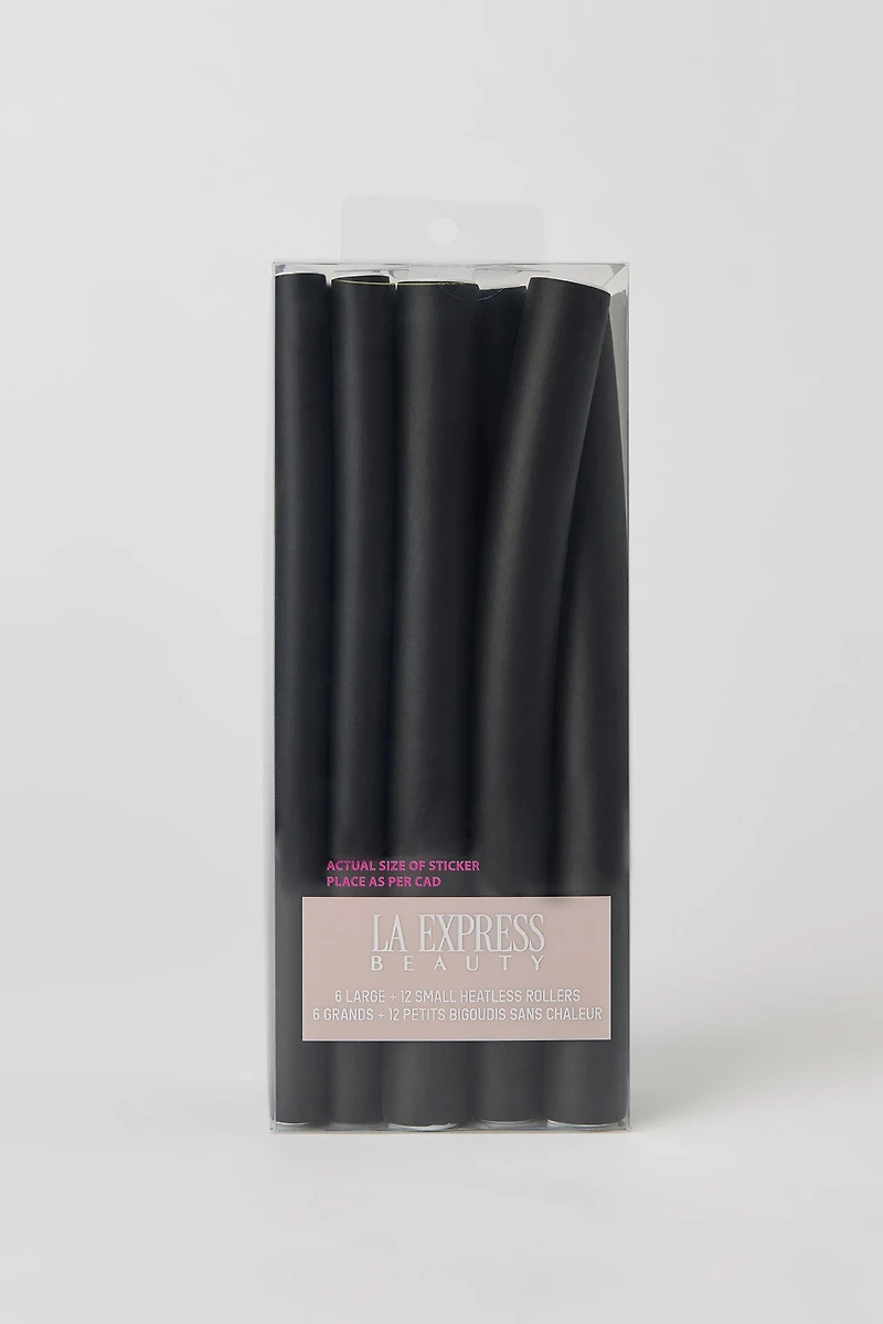 Ensemble de bigoudis sans chaleur