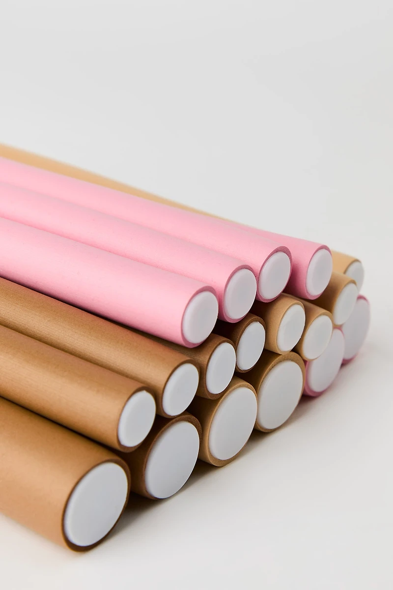 Ensemble de bigoudis sans chaleur