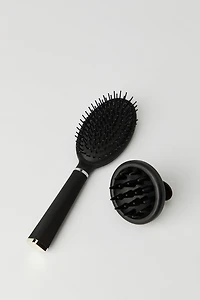 Hair Brush & Scalp Massager Set