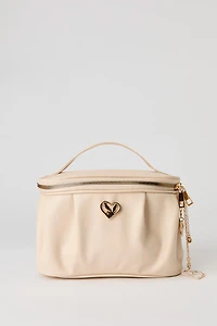 Playboy Faux Leather Makeup Bag