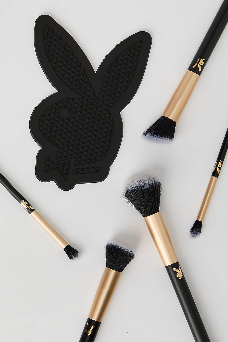 Playboy Makeup Brush Set (6 Pcs)