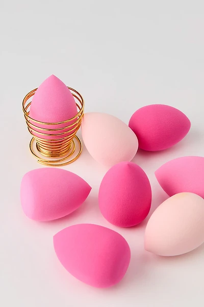Makeup Sponge & Holder Set (8 Pcs)