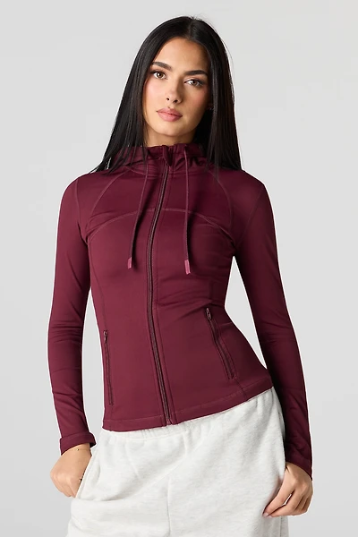 Active High Density Zip-Up Hoodie