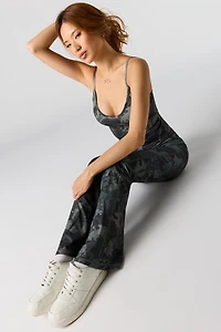 Camo Active Back Pocket Flare Pant