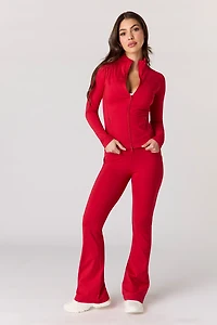 Pantalon Active à jambe évasée avec poches latérales