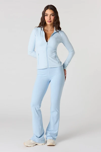 Legging Active à jambe évasée avec poches arrière