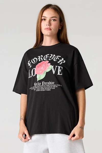 Graphic Oversized Boyfriend T-Shirt