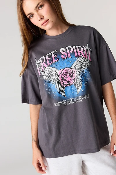 Graphic Oversized Boyfriend T-Shirt