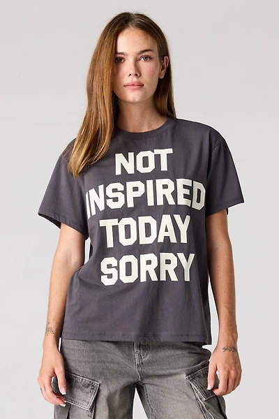 Graphic Boxy Boyfriend T-Shirt