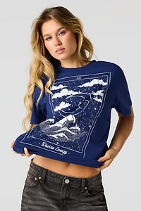 Mystic Graphic Boxy Boyfriend T-Shirt