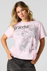 Mystic Graphic Boxy Boyfriend T-Shirt