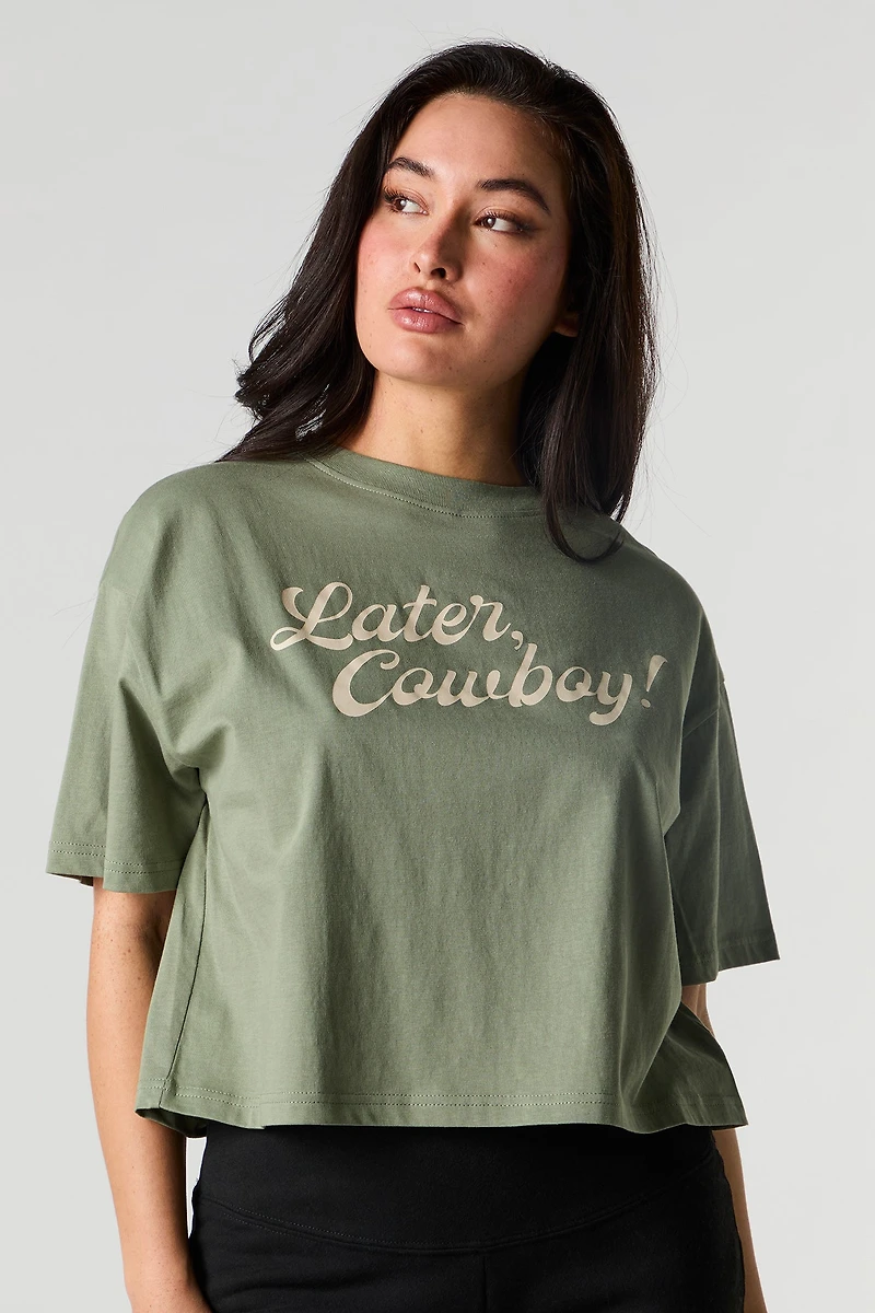 Western Graphic Boxy T-Shirt