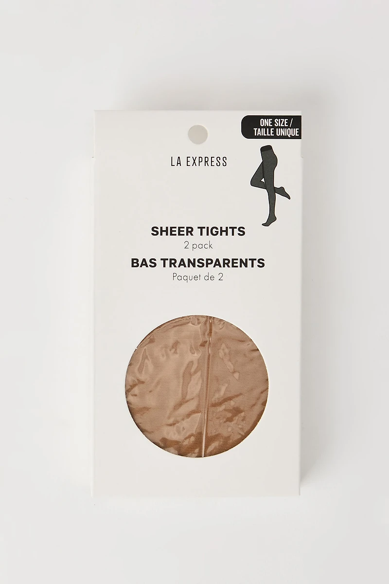 Sheer Tights (2 Pack)