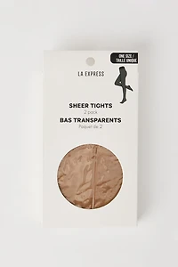 Sheer Tights (2 Pack)