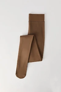 Collants en peluche doublés de molleton