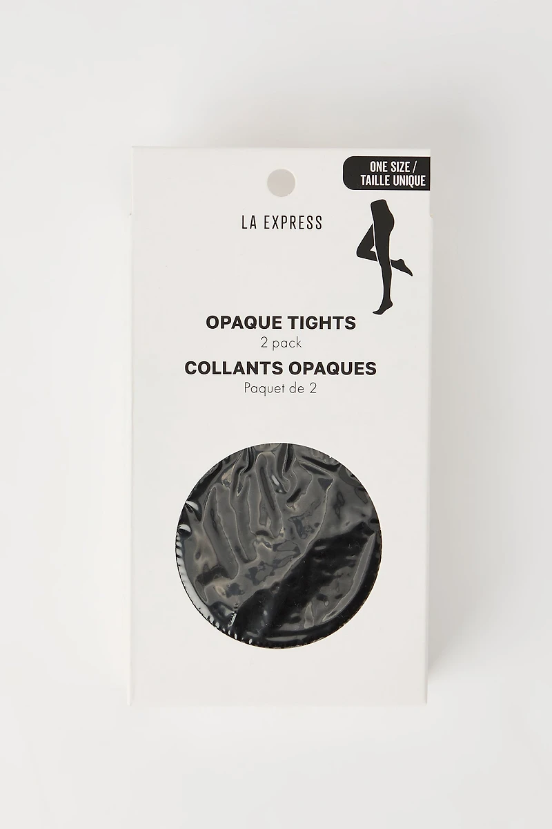 Opaque Tights (2 Pack)