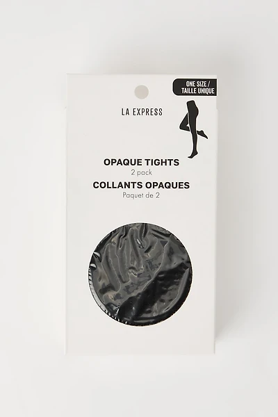 Opaque Tights (2 Pack)