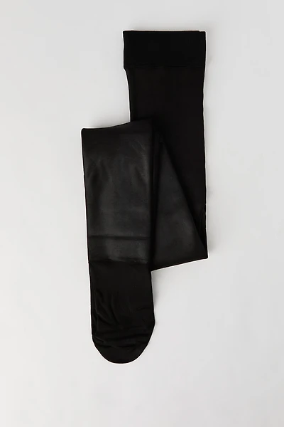 Collants chatoyants doublés de similifourrure