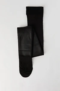 Collants chatoyants doublés de similifourrure