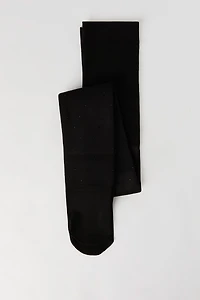 Collants ornés de pierres du Rhin doublés de similifourrure