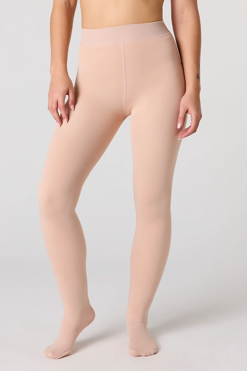 Faux Fur Lined Tights