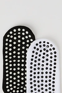 Chaussettes en tricot de jacquard antidérapantes avec boucles (5 paires)