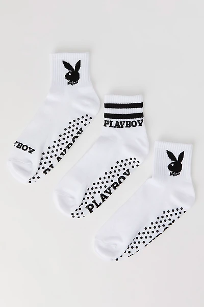 Playboy Grip Socks (3 Pack)