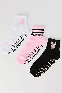 Playboy Grip Socks (3 Pack)