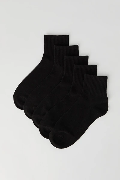 Ribbed Cuff Socks (5 Pack)