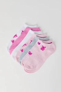 Teddy Bear Ankle Socks (7 Pack)