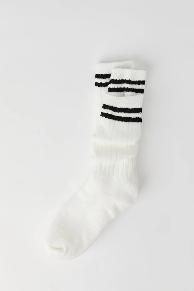 Striped Slouchy Socks (2 Pack)
