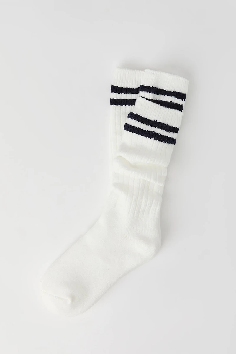 Striped Slouchy Socks (2 Pack)