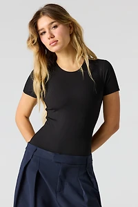 Contour Ribbed T-Shirt Bodysuit