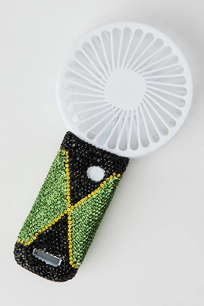 Jamaica Rhinestone Handheld Mini Fan