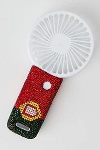 Portugal Rhinestone Handheld Mini Fan