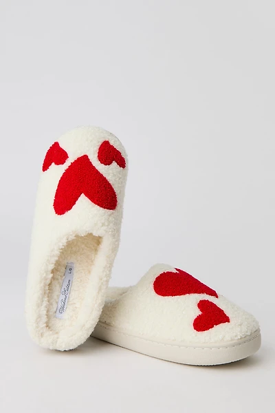 Pantoufles en Sherpa Coeur pour fille