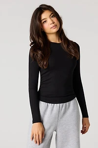 Ribbed Classic Long Sleeve Top