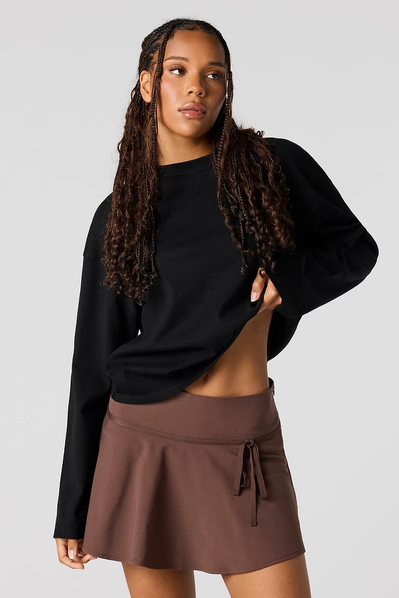 Heavy Cotton Long Sleeve Top